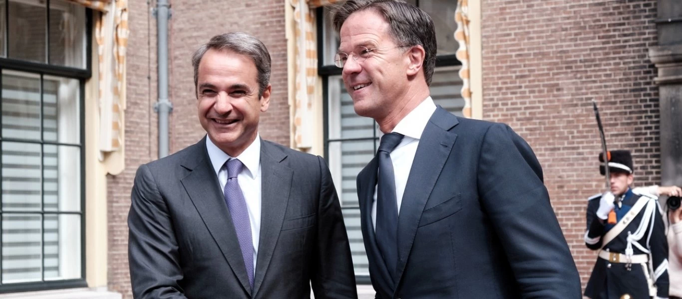 Μητσοτάκης σε Ρούτε: «Βοηθήστε μας να φυλάξουμε τα σύνορα από τις μεταναστευτικές ροές»